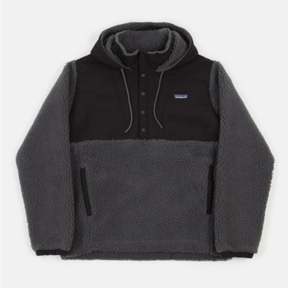 Patagonia Shelled Retro-X Pullove Size: L Gray/Black Men’s